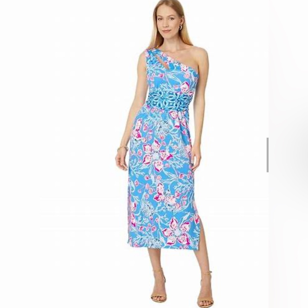 Lilly Pulitzer Helina One Shoulder Dress